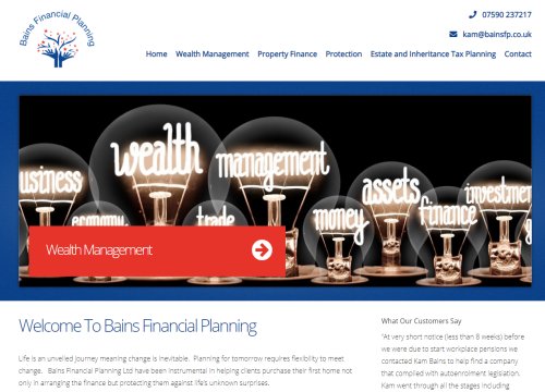 bains financial planning