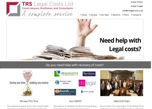 trs legal costs